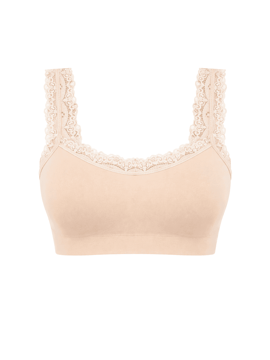Comfort Elegance Dantelli Pamuklu Top