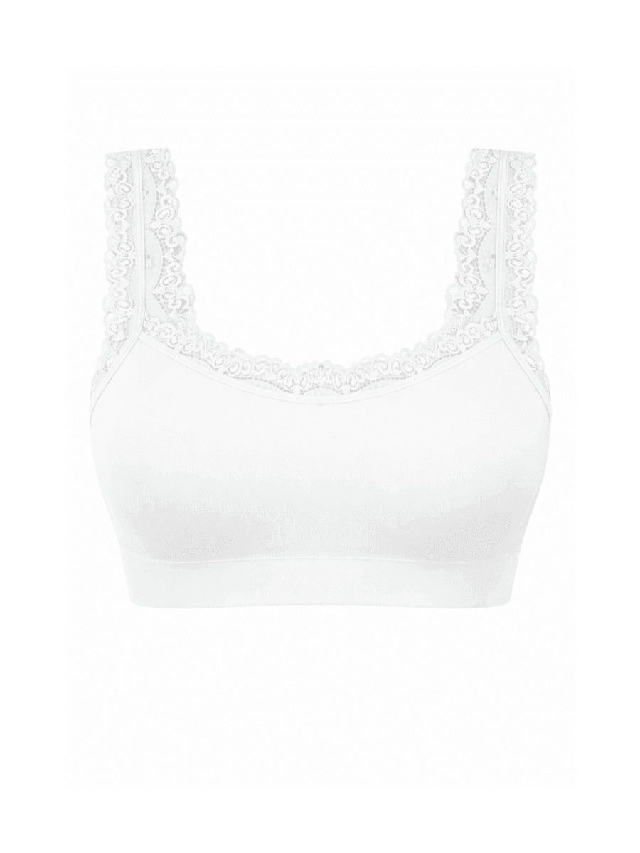 Comfort Elegance Dantelli Pamuklu Top