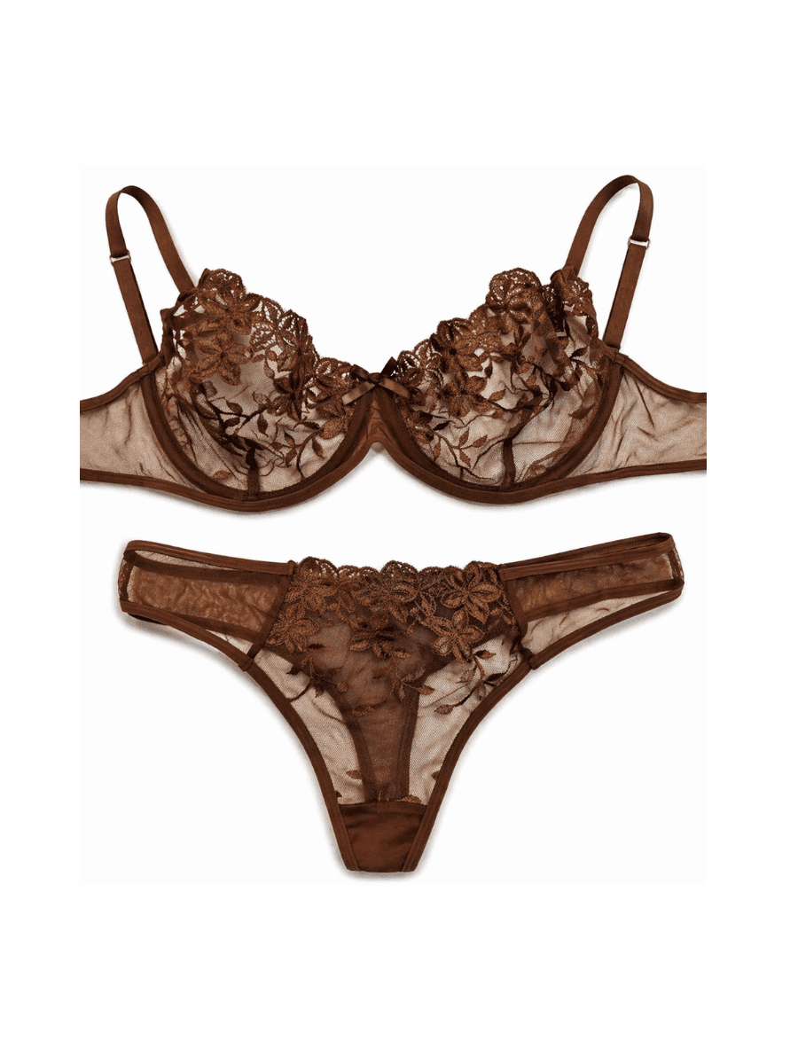 Chocolate Romance | Lüks Dantel Takım
