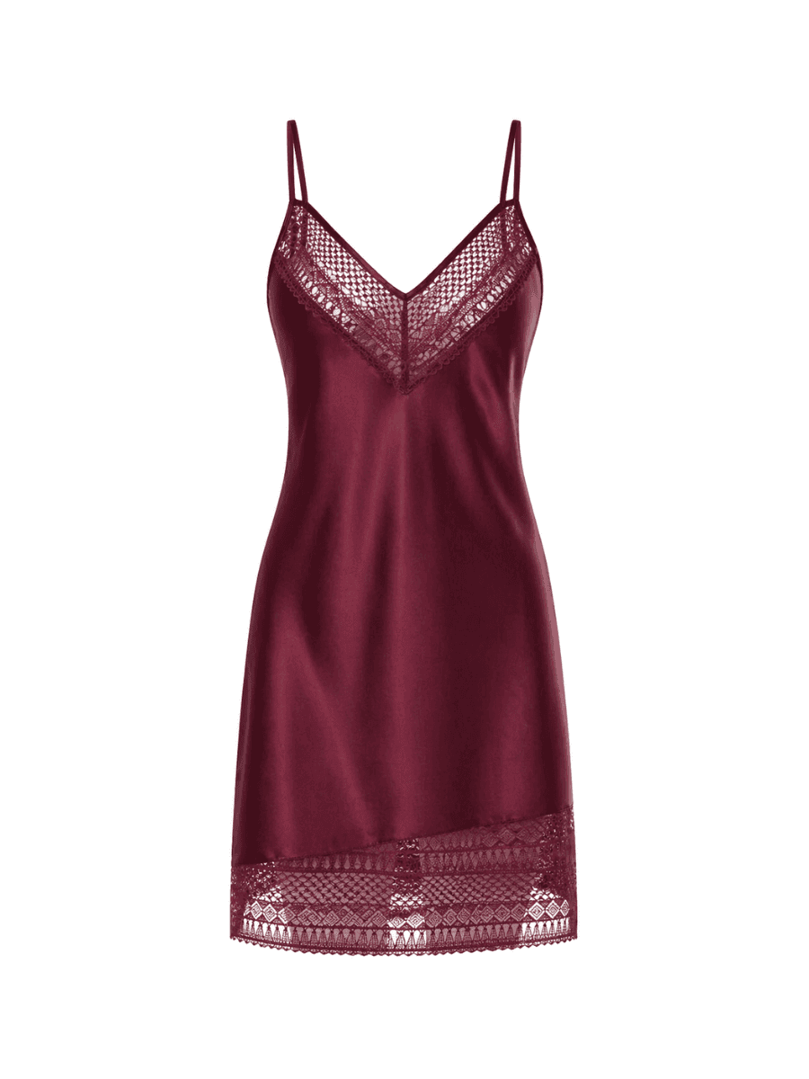 Bordeaux Charm Gecelik – Tutkunun Zarafeti